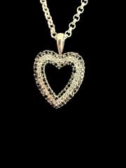 71 Diamonds .71 Carat T.W. 10K White Gold 1.19dwt